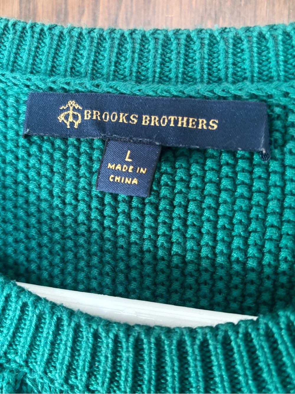 Brooks Brothers Cotton Cable Knit Crewneck Sweater - Picture 5 of 7